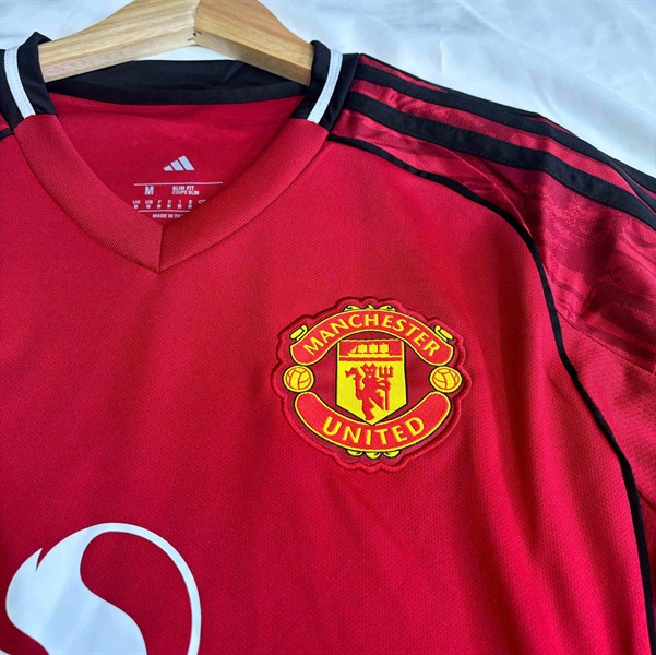 Áo bóng đá retro MU 25/26 MÀU ĐỎ vải Cotton Polyester