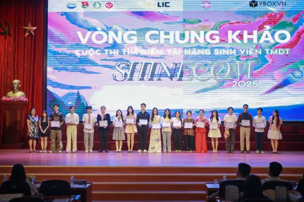Vòng chung khảo SHINECOM 2025 – Shine Your Vibe do CLB ECT (Thương mại điện tử), Trường Đại học Thủy Lợi tổ chức.