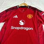 Áo bóng đá retro MU 25/26 MÀU ĐỎ vải Cotton Polyester